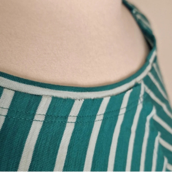 Soft Surrounings Indra  srtipe tee SZ L - Picture 5 of 7